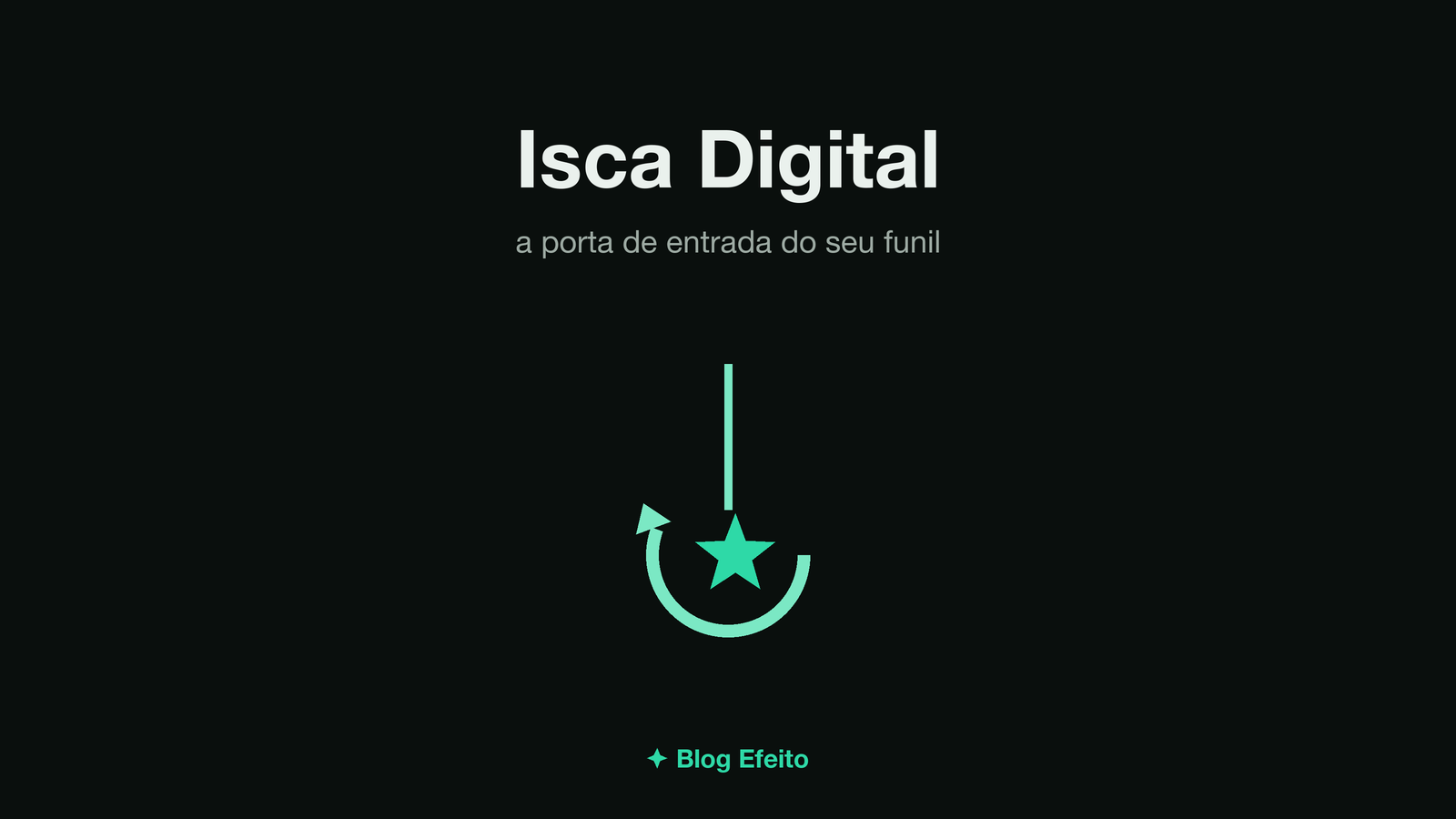 Capa do artigo Isca Digital: arte abstrata em tons de verde sobre fundo escuro